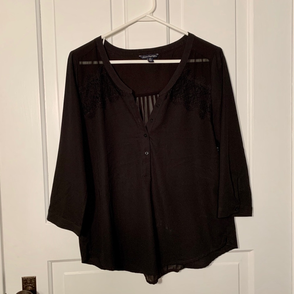 Black American Eagle Top